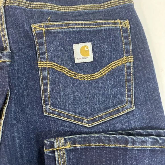 WOMEN'S CARHARTT ORIGINAL FIT JASPER JEAN SIZE 4S - Picture 4 of 5